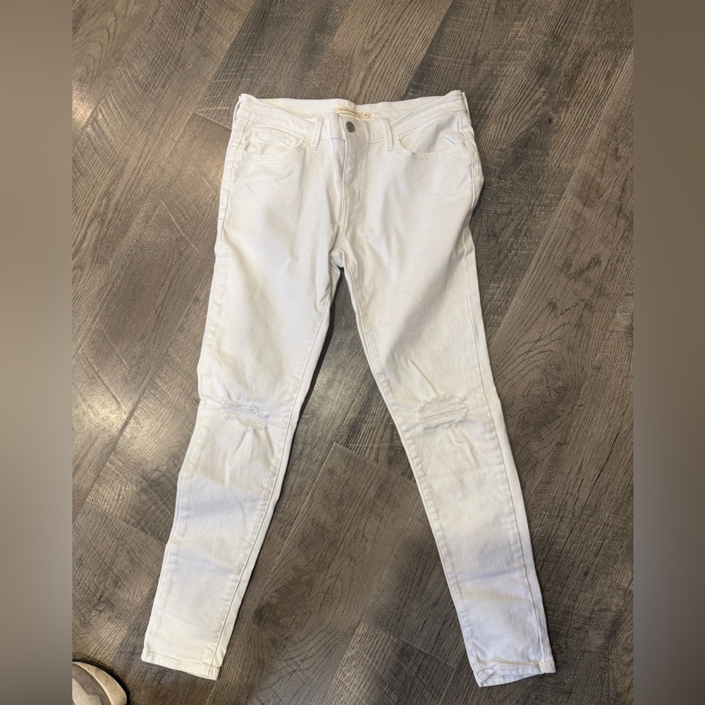 Levi's White Skinny Jeans for Women
